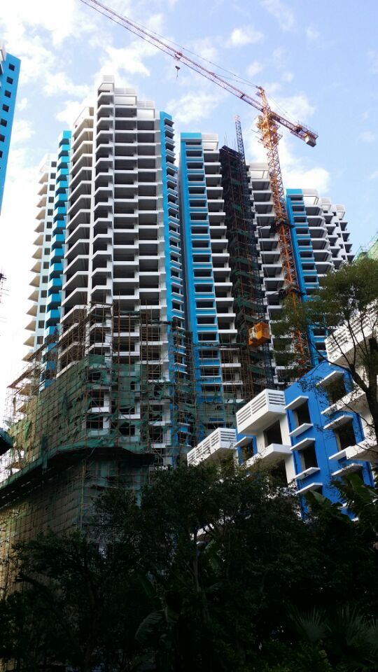 桂林漓江藍(lán)灣外墻涂料裝飾工程(57) - 廣西三象建筑安裝工程有限公司 www.cxyhslwjc.cn